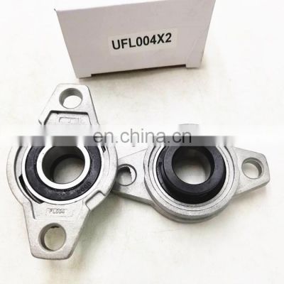 Good price UFL004 bearing Zinc 20mm 2-bolt flange bearing UFL004 Eccentric Collar Locking