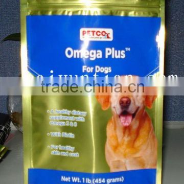 Hot Sale !!!side gusset vacuum bags for pet food packaging
