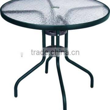 round glass table