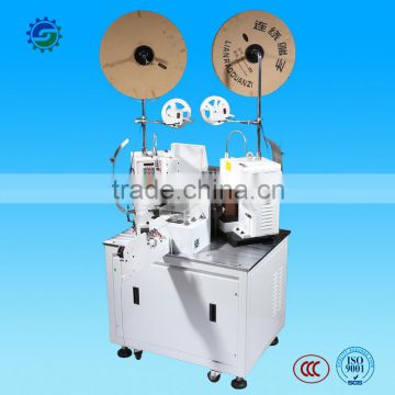 Automatic double ends terminal crimping machine