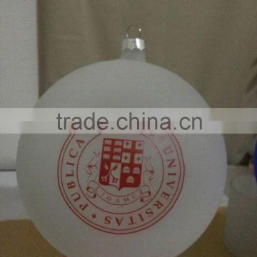 100 wholesale clear glass christmas ball ornaments,chrismas ball,customs logo decal