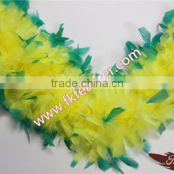 110g Wholesale Craft Decoration Turkey Chandelle Feather Boa