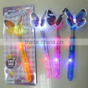 LED Transparent Flashing Butterfly Wand for Kids