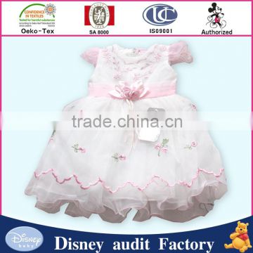Factory Wholesale 3-12 years Girl Party Dress 2016 New Tulle Flower Girl Dresses