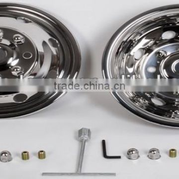 71606F/R 16 Stainless Steel Wheel Cap