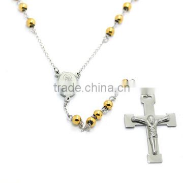 crucifix corpus necklace catholic rosaries religious catholic necklace christian stainless steel wall crucifix