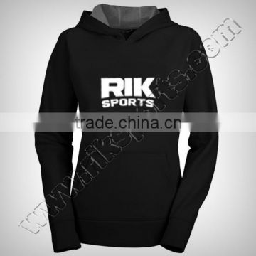 Black Women Hoodie Produced with 100% Cotton Excellent & durable quality fabric,