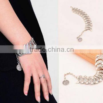 >>SW16572 vintage Bohemian jewelry moon bracelet//