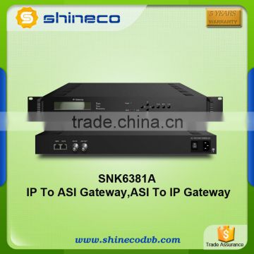 IP Gateway IP Stream To TS Stream used for DVB and Ethernet