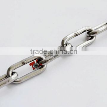 304 316 Stainless Steel Japanese Standard Short Link Chain with dia 7mm