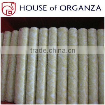 Bronzing Organza Fabric for Holiday Decoration                        
                                                Quality Choice