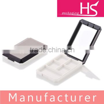 Popular plastic cosmetic square eyeshadow case