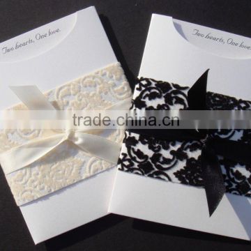Custom cheap wedding invitations kits
