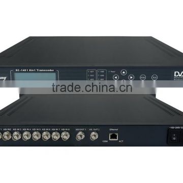 8 channel MPEG-2 to H.264 BI-direction transcoder