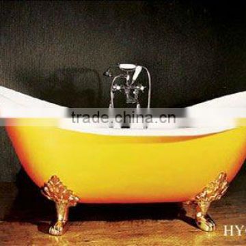 HYQ-1-2deep cast iron bathtub