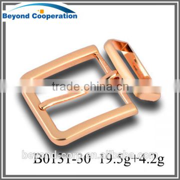 30mm rose gold plated pin buckle loop
