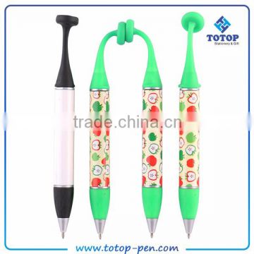 white pen pen price cheap Lanyard pen