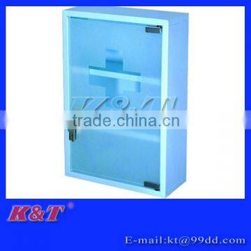 3 layers blue color modern high quality stainless steel medicine cabinet