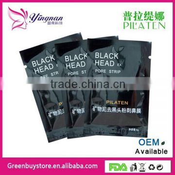 Pilaten Blackhead Remover Nose Mask, Tearing Style Deep Cleansing Nose Mask