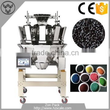 10 Heads Multihead Weigher Rubber Particles Weighing Scale