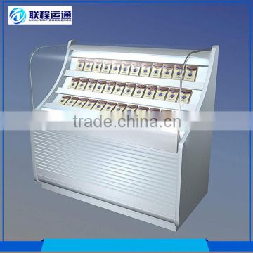 Hot selling power coating acrylic cigarette display cabinet