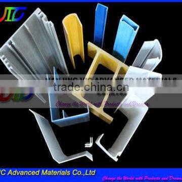 Supply fiberglass profiles, various kinds of fiberglass I beam,U channel,customized fiberglass profiles are welcome