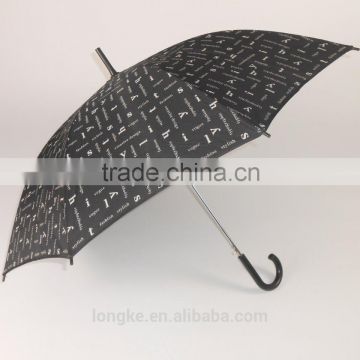 53cm*8 ribs straight shaft cheap custom print umbrella