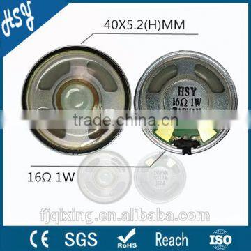 Good function 40mm 16ohm loudspeaker waterproof