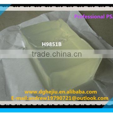 masking label rubber Synthetic clear adhesive glue block