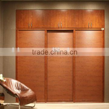 Double door wooden wardrobe laminate designs for bedroom