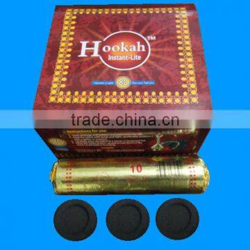 high quality,long burning Shisha charcoal 38mm