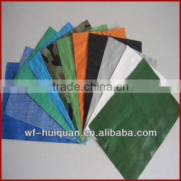 Various colors PE tarpaulin use for truck cover