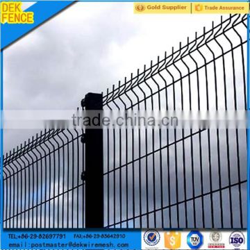 import black iron 3v bends welded wire mesh fence