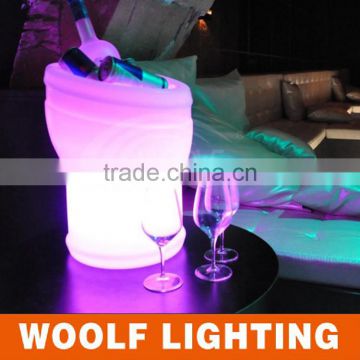 WOOLF lighting funiture from china supplier sale LED Ice Bucket for KTV used