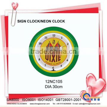NEON CLOCK WALL CLOCK 12NC105