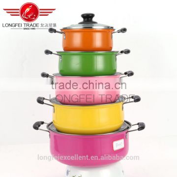 hot sale close design insulation handle cheap best quality stainless steel cooking soup pot