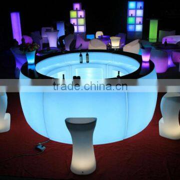 led bar counter/led bar table/led lighted furniture