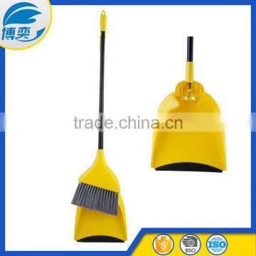 2015 new windproof long handle broom and dustpan set,Household cleaning dustpan