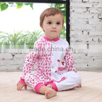 Spring and autumn baby jumpsuits cotton kids clothing wholesale 2017 hot selling