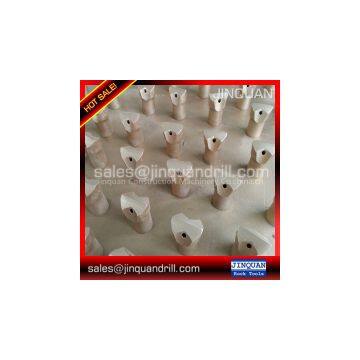 JINQUAN 30mm hard rock drill taper chisel bits for sale