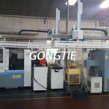 Automatic CNC Lathe with Gantry Loader