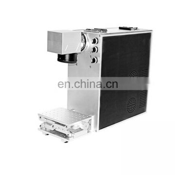 hot sale bearing laser marking application mini type 20w fiber laser marking machine price