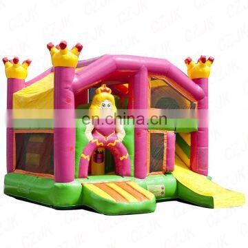 princess kidzone train banner water slide bouncer house  jumping castle