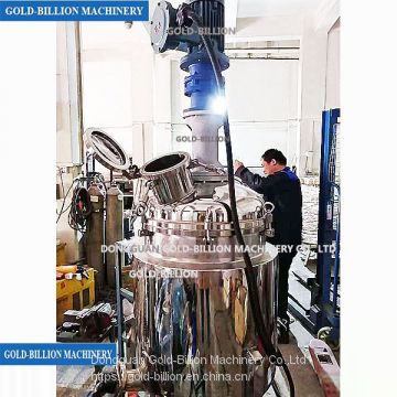 Mixing Vessel, Mixing tank, vacuum and pressure homogenizing emulsifier mixing tank with agitator
