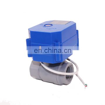 electrical actuator operated upvc electronic electric quick release ball valve