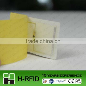 EPC GEN2 paper face rfid inlay with adhensive