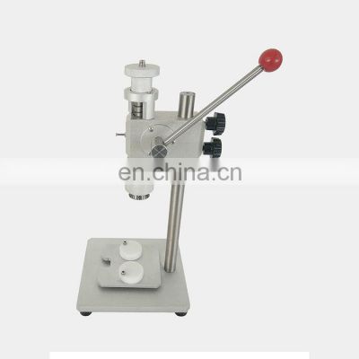 Hand press small commercial sealing machine for household plastic bottle,  perfume bottle, capping machine price