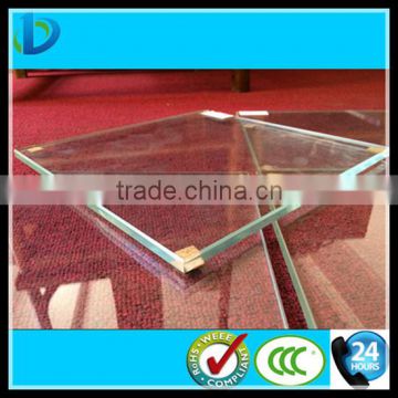 6mm toughened ultra clear low iron glass