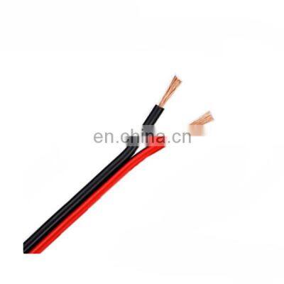 black and red speaker cable silver speaker cable for Hi-Fi AV audio player CCA/OFC stranded copper