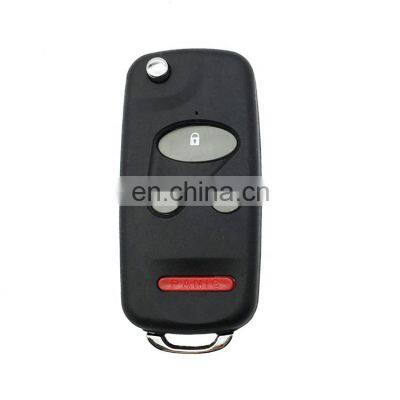 4 Button Flip Remote Car Smar Key Case Shell Cover Housing Modified For Honda Civic C - RV Para Viejo Odyssey 2000 - 2003